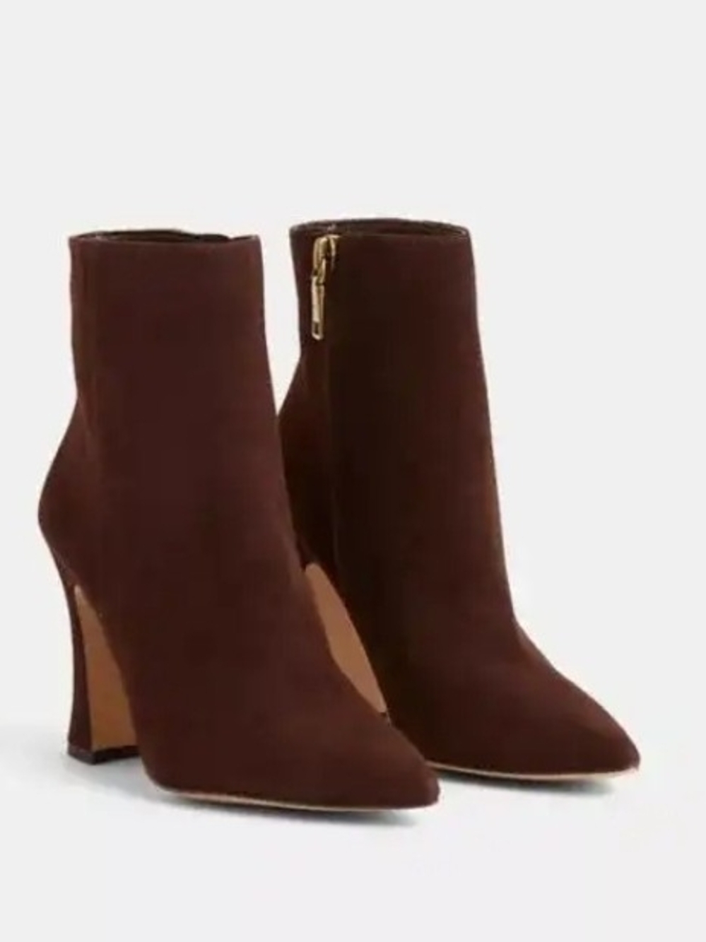 COACH Women's Brown Suede Ankle Boots